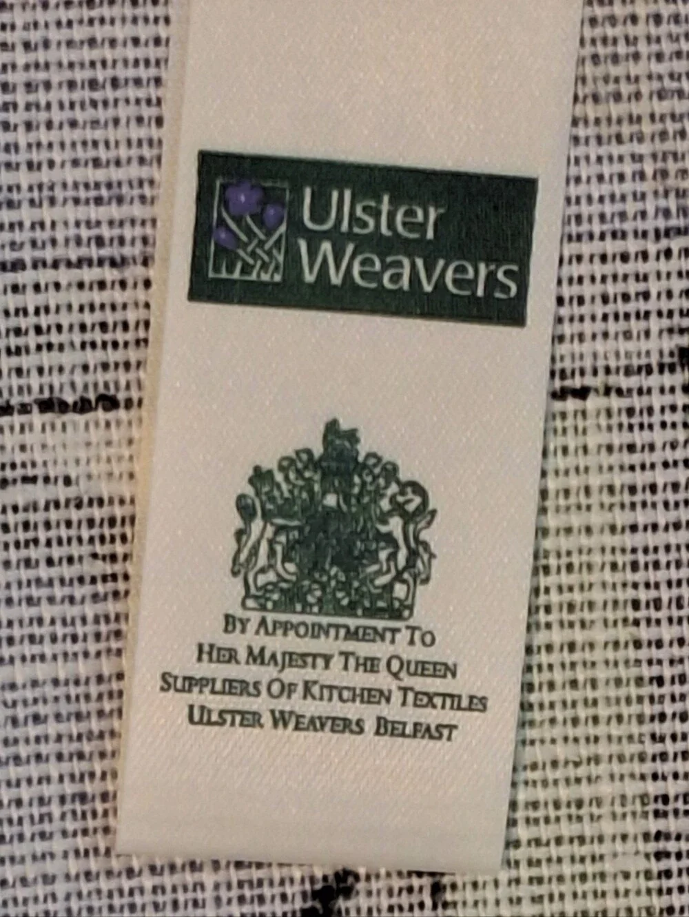 Irish Linen Tea Towel Rennie Mackintosh Rose by Ulster Weavers Art Nouveau